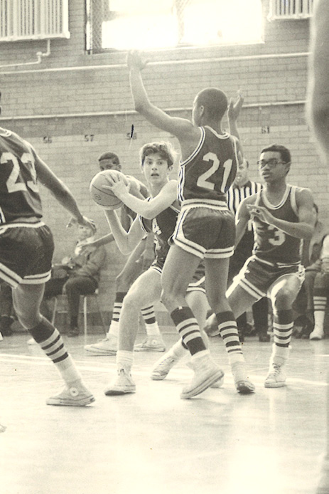 David Meyers in action, Allderdice High School, c. 1970